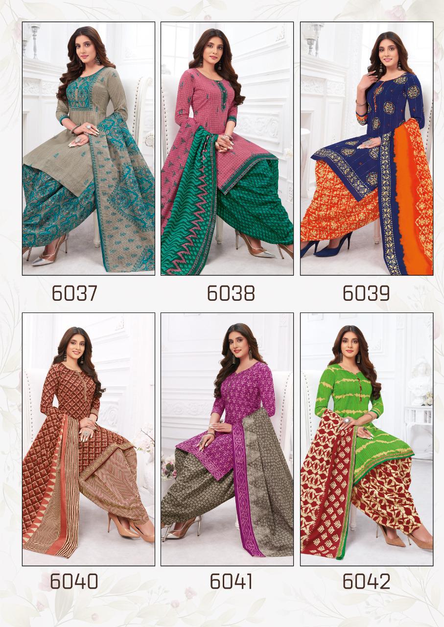 Aarvi Special Patiyala 17 Printed Cotton Casual Daily Wear Dress Material Collection